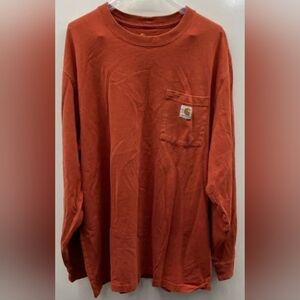 Carhartt Workwear Pocket Men's Long Sleeve Original Fit Shirt Size XL